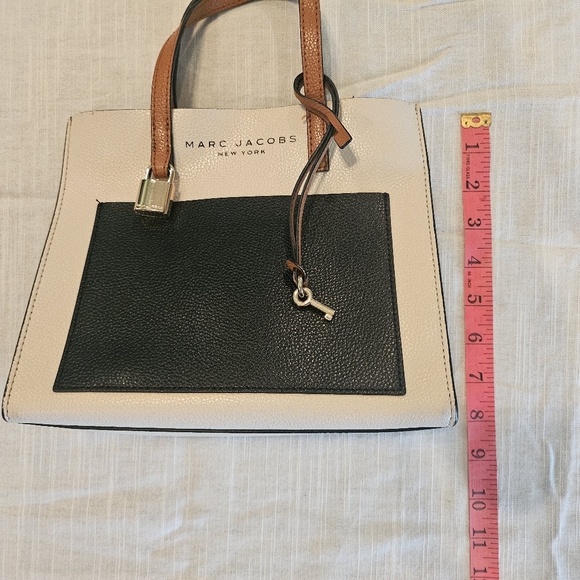 Marc Jacobs Handbags - Marc Jacobs Black and Tan Satchel